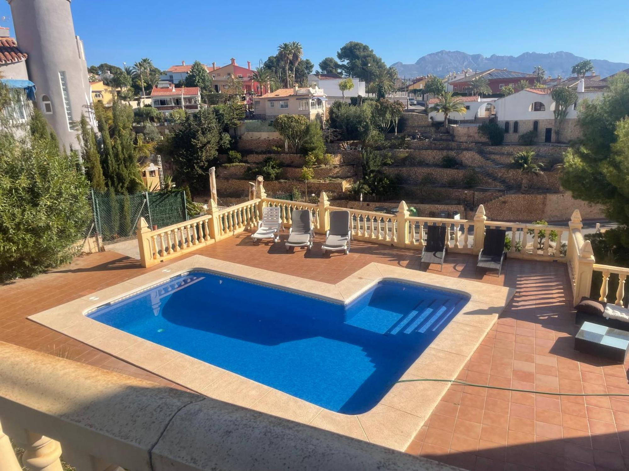 Chalet Con Vista Al Mar La Nucía Εξωτερικό φωτογραφία