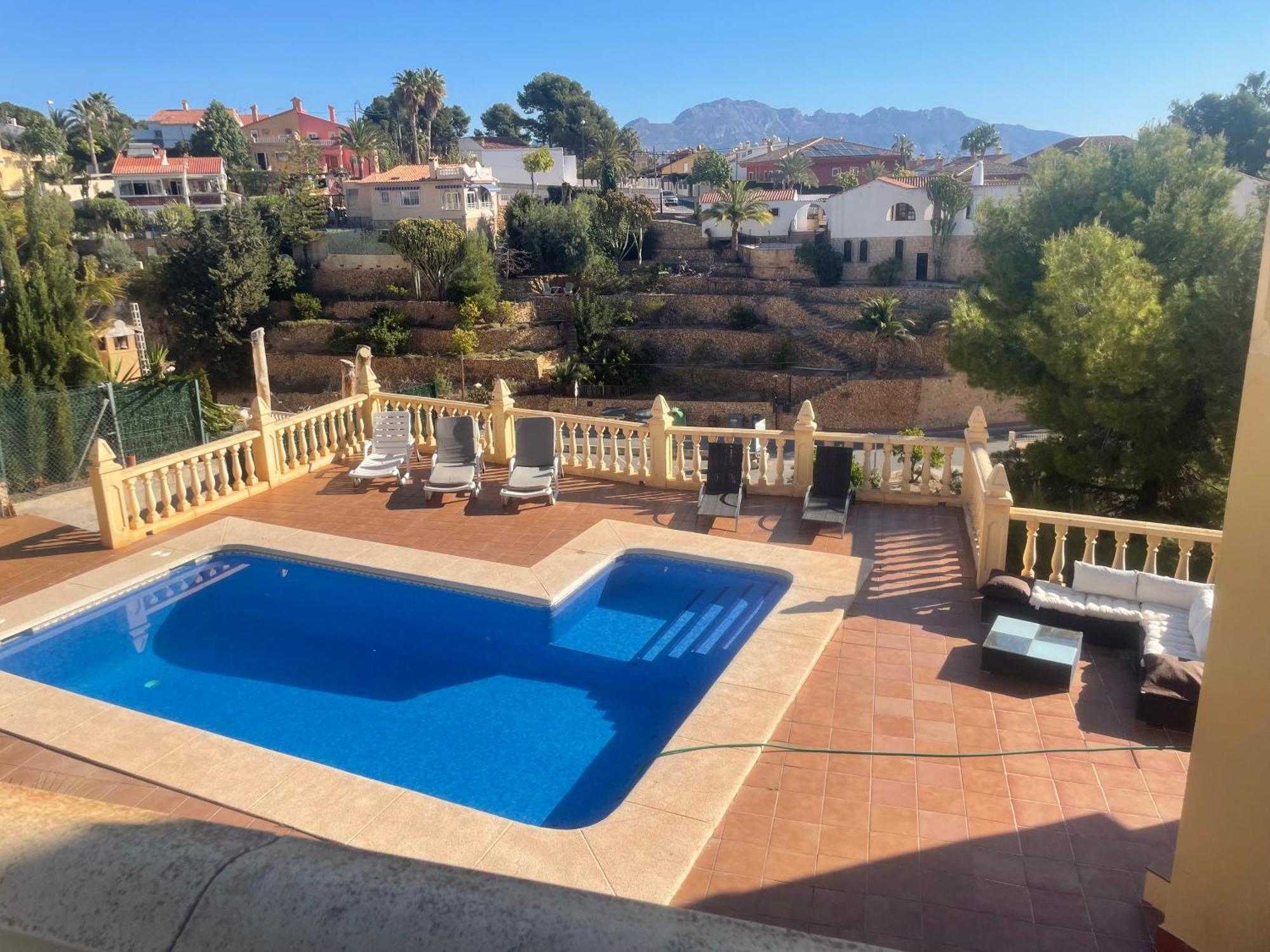 Chalet Con Vista Al Mar La Nucía Εξωτερικό φωτογραφία